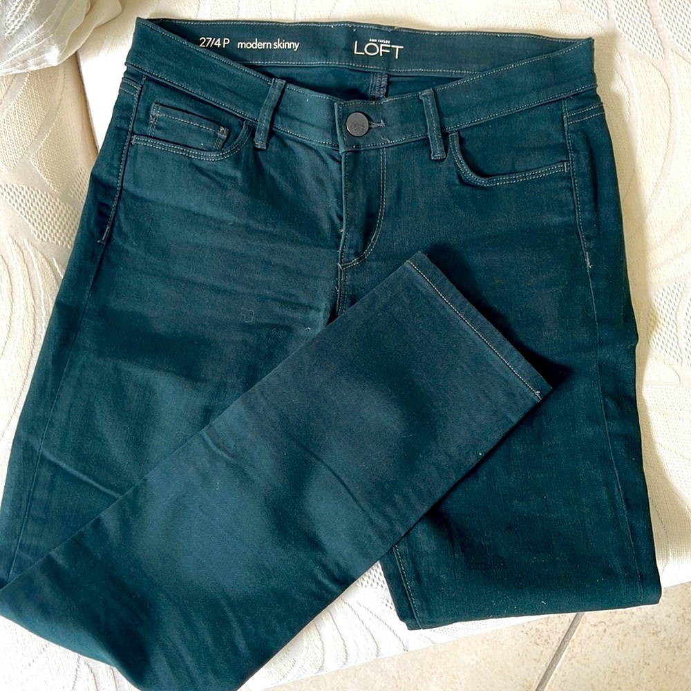 Modern skinny women pants.